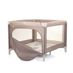 Детска преносима кошара за игра Chipolino - Pop Up, Дино, бежова
