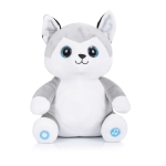 Музикална плюшена играчка с функция нощна лампа Chipolino - Хъски