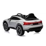 Акумулаторна кола Chipolino - Audi e-Tron, с кожена седалка, бяла