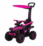 Детска кола за яздене с дръжка Chipolino - ATV, Жълта