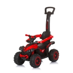 Детска кола за яздене с дръжка Chipolino - ATV, Червена