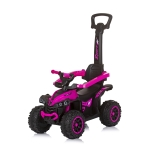 Детска кола за яздене с дръжка Chipolino - ATV, Жълта