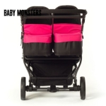 Твърд кош за количка Baby Monsters - Easy Twin, Десен, Черен