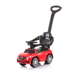 Детска кола с дръжка и сенник Chipolino - Mercedes, GLE63, Червена