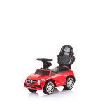 Детска кола с дръжка и сенник Chipolino - Mercedes, GLE63, Червена