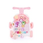 Музикална играчка на колела 2в1 Chipolino - Мулти, розова