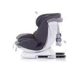 Столче за кола Chipolino - Ротикс, Isofix, 360°, 40-150 сm, Mъгла