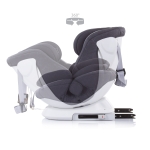 Столче за кола Chipolino - Ротикс, Isofix, 360°, 40-150 сm, Mъгла