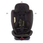 Столче за кола Chipolino - Техно, 360°, Isofix, 40-150 сm, Черно
