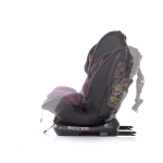 Столче за кола Chipolino - Техно, 360°, Isofix, 40-150 сm, Черно