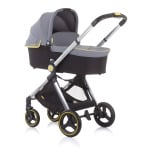 Детска количка Chipolino - Елит, 3 в 1, платина