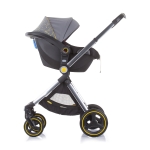 Детска количка Chipolino - Елит, 3 в 1, платина