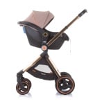 Детска количка Chipolino - Елит, 3 в 1, платина