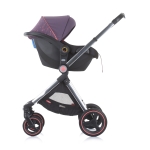 Детска количка Chipolino - Елит, 3 в 1, платина