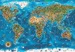 Пъзел Educa - Чудесата на света, 1000 части