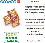 Магнитен конструктор Geomag - Classic, 93 части