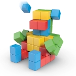 Магнитен конструктор Geomag - Magicube, Creative, 64 части