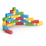 Магнитен конструктор Geomag - Magicube, Creative, 64 части