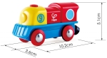 Дървена играчка Hape - Цветен локомотив
