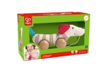 Детска играчка за дърпане Hape - Кученце Hugo