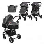 Детска количка Lorelli - Alba Premium, Black