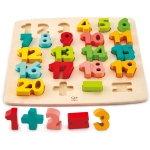 Детски дървен пъзел Hape - Числа