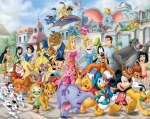 Детски пъзел Educa - Парадът на Дисни, 200 части