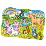 Детски пъзел Orchard Toys - Приятели еднорози, 50 части