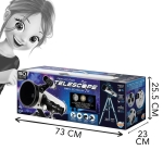 Детски рефлекторен телескоп Buki France - 50 дейности