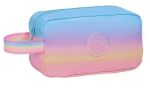 Ученически несесер Marshmallow - Rainbow, Розов
