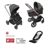 Бебешка количка 2 в 1 Chicco - Mysa, Duo система, Charming Grey
