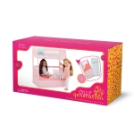 Комплект за кукли Battat - Our Generation, Двуетажно легло, Розово