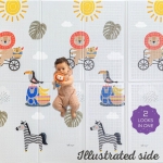 Двулицево килимче за игра Taf Toys - Савана, 150 х 200 сm