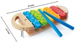 Дървен музикален инструмент Hape - Ксилофон