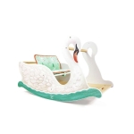 Дървена люлка 2 в 1 Hape - Лебед