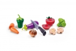 Дървен комплект Hape - Зеленчуци, 8 части