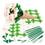 3D пъзел Educa - Флорално изкуство, Бели рози