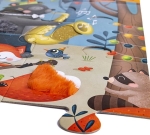 Детски пъзел Eurekakids - Животински джаз, 20 части