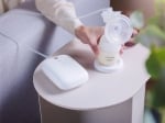 Единична електрическа помпа Philips Avent - Natural Motion Premium, с несесер и торбички за кърма