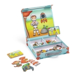 Комплект магнитни фигури за обличане Eurekakids - Герои