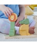 Дървена игра за подреждане Fisher Price - Животни