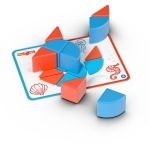 Магнитен конструктор Geomag - Magicube, Форми и карти, 16 части