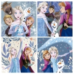 Детски пъзел 4 в 1 Educa - Frozen