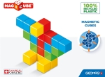 Магнитен конструктор Geomag - Magicube, Full Color, 24 части