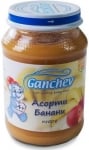 Плодово пюре Ganchev - Асорти с банани, 190 g