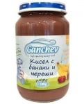 Десерт Ganchev - Кисел с банани и череши, 190 g