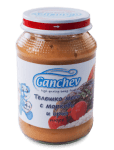 Пюре Ganchev - Телешко месо с моркови и ориз, 190 g