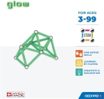 Магнитен конструктор Geomag - Glow, 42 части