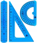 Геометричен комплект Astra - Флекси, 3 части, асортимент