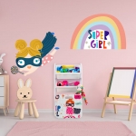 Комплект 2 броя стикери Ginger Home - Super Girl 